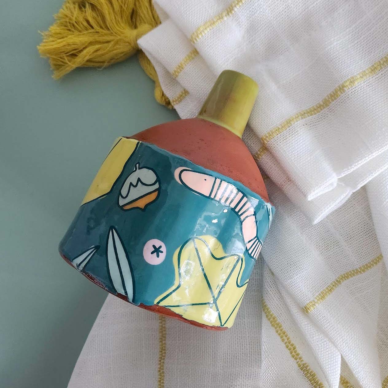Forest Floor Bud Vase