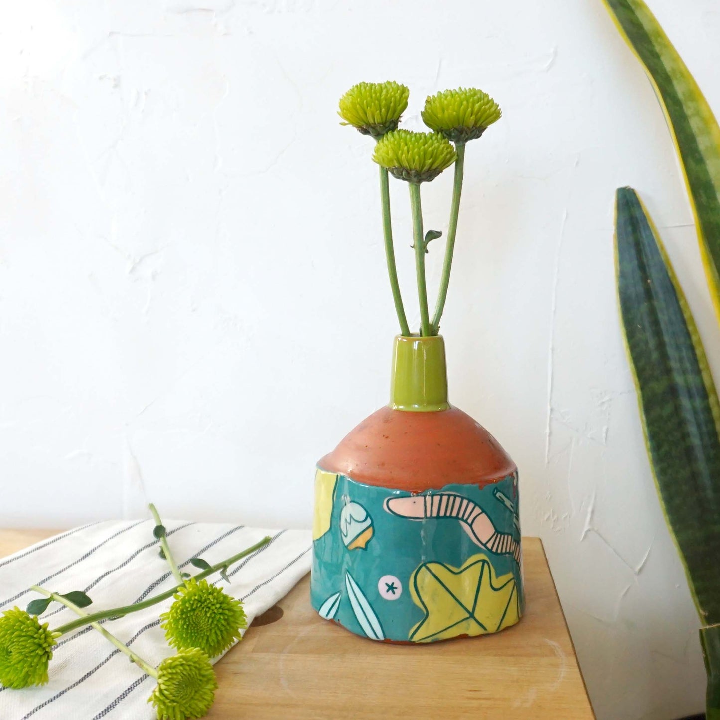 Forest Floor Bud Vase