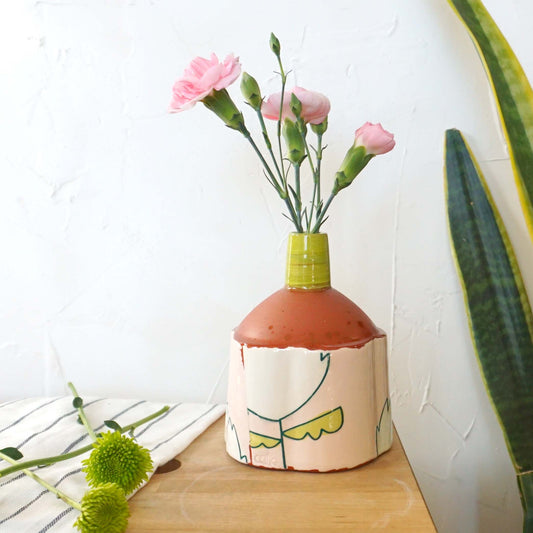 Protea Pink Vase
