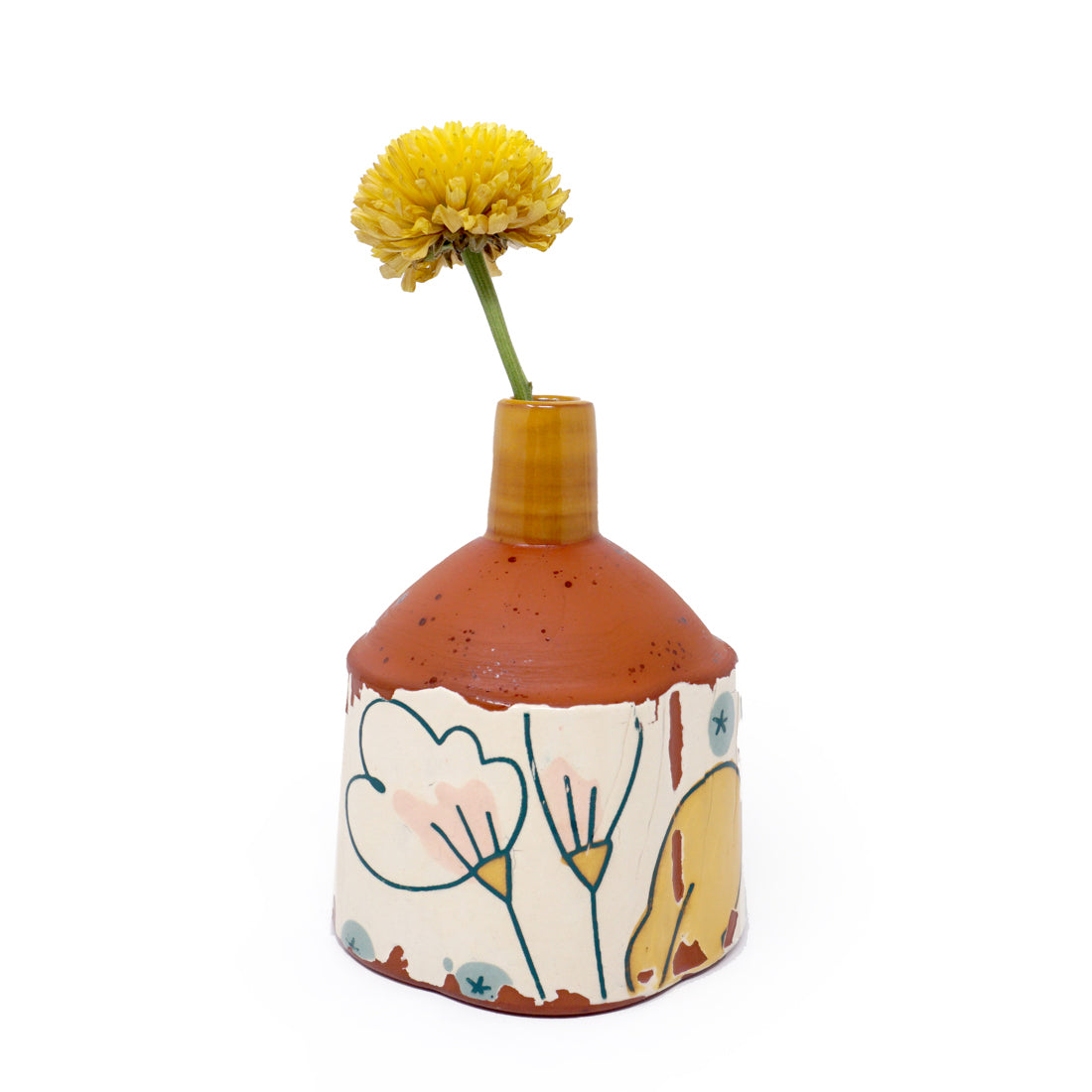 Berry Floral Bud Vase
