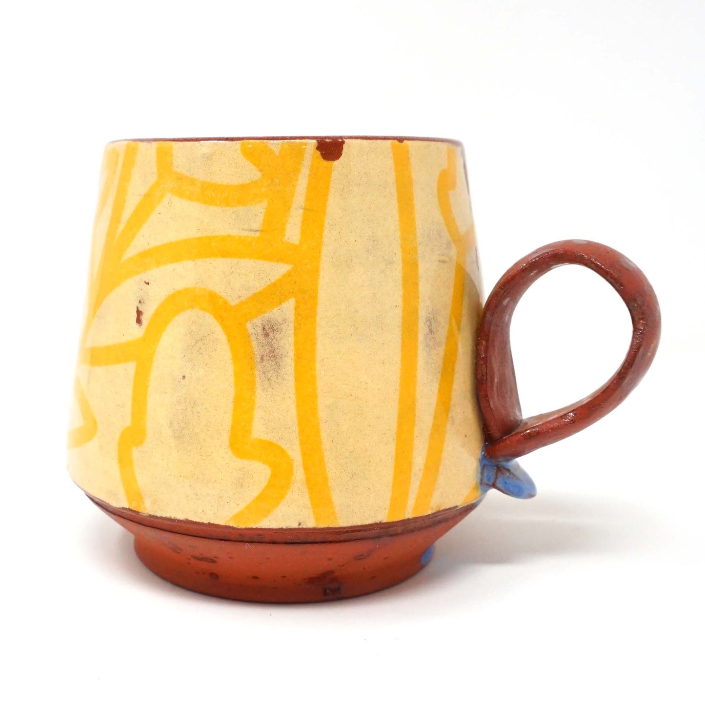 Bold Botanical Mug Yellow