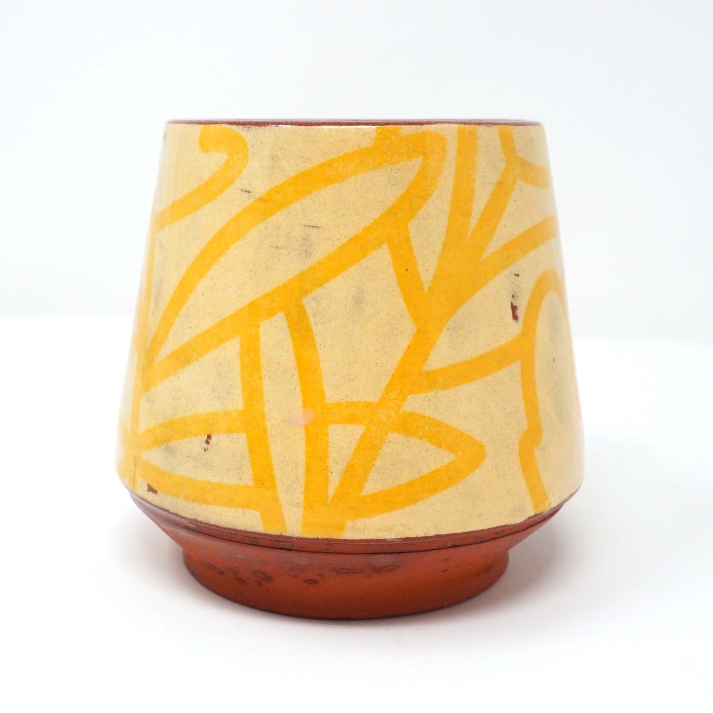 Bold Botanical Mug Yellow