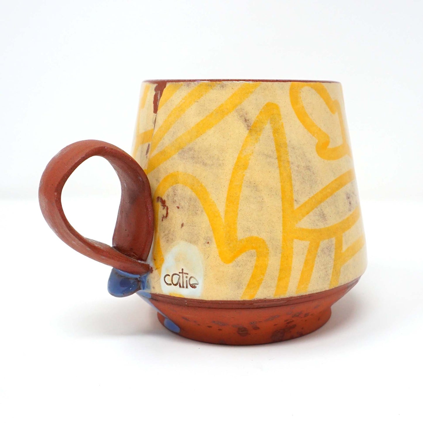 Bold Botanical Mug Yellow