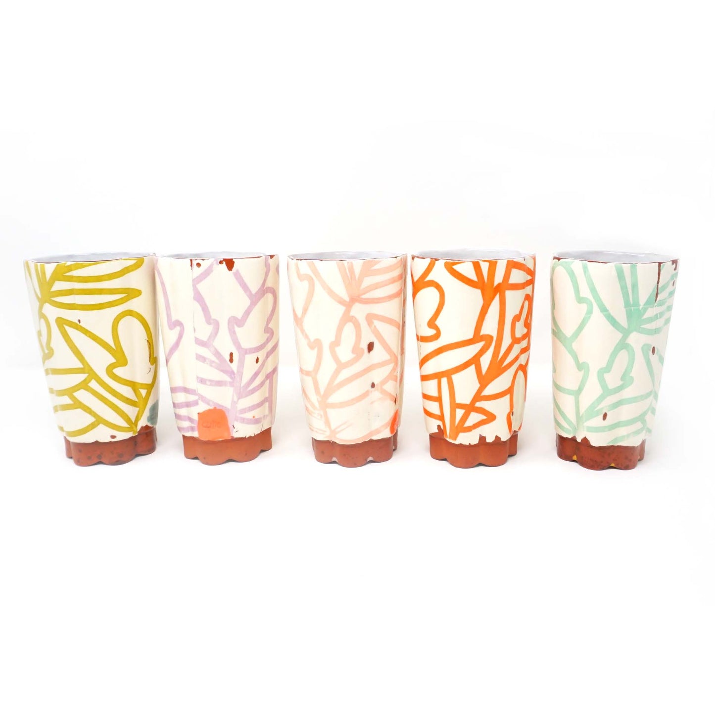 Bold Botanical Tumbler Cup Mint