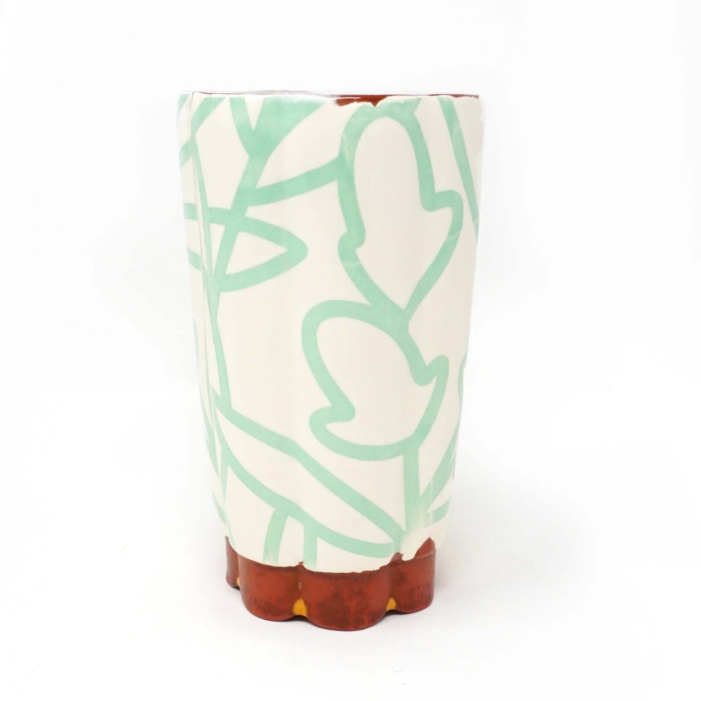 Bold Botanical Tumbler Cup Mint