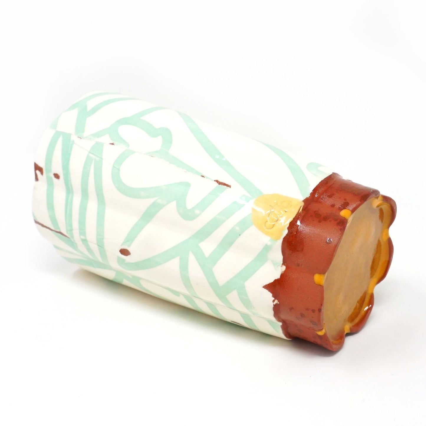 Bold Botanical Tumbler Cup Mint