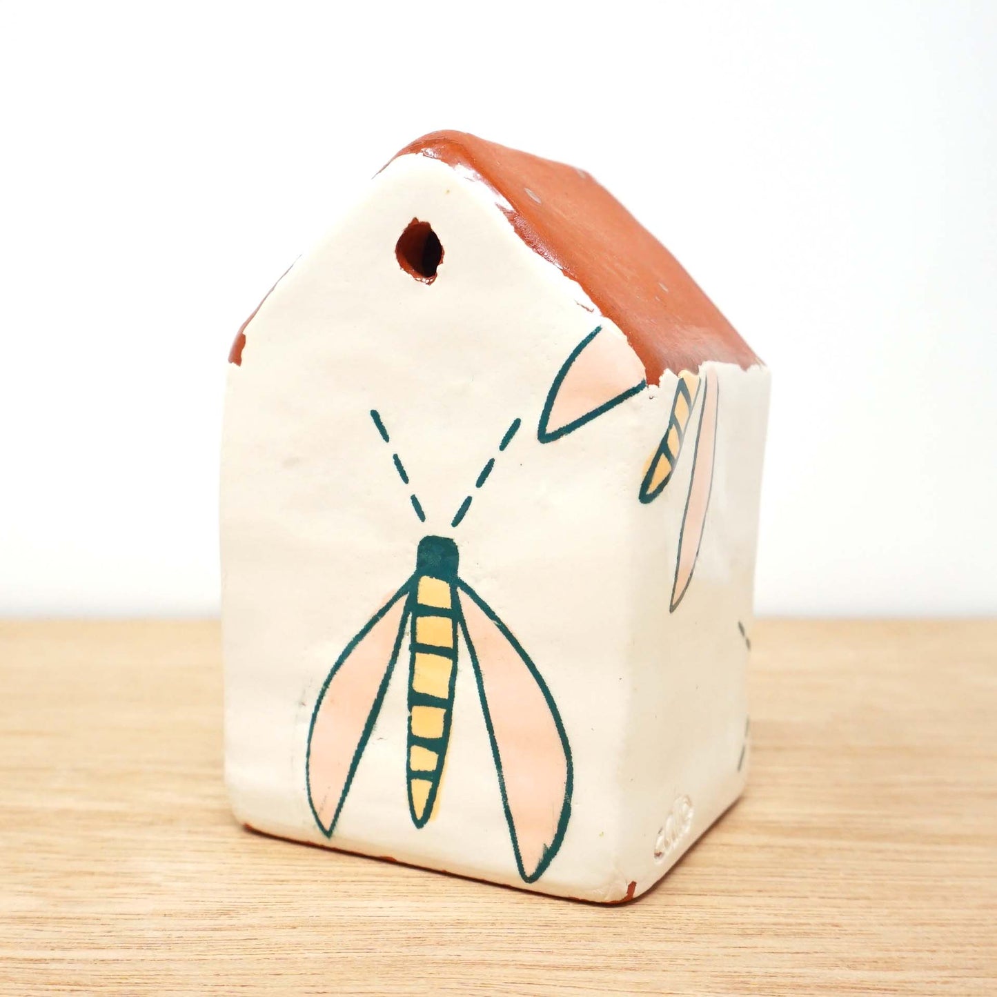 Flower Flies 3.625" House Sculpture