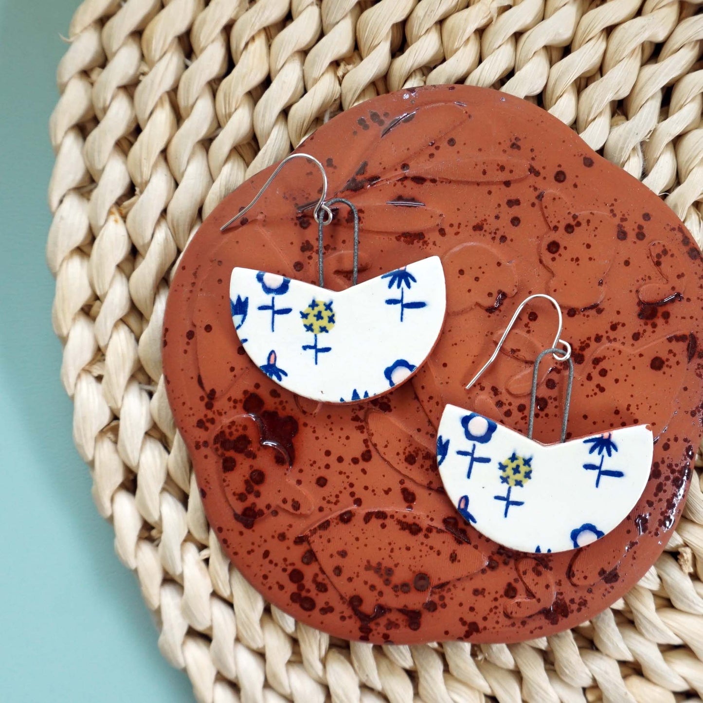 Dainty Dot Dangle Earrings