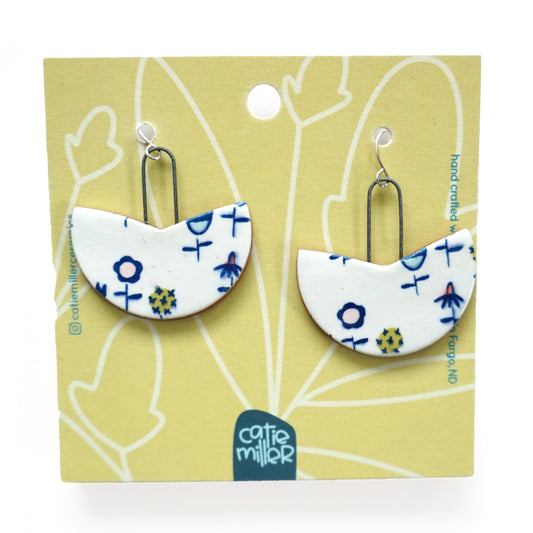 Dainty Dot Dangle Earrings