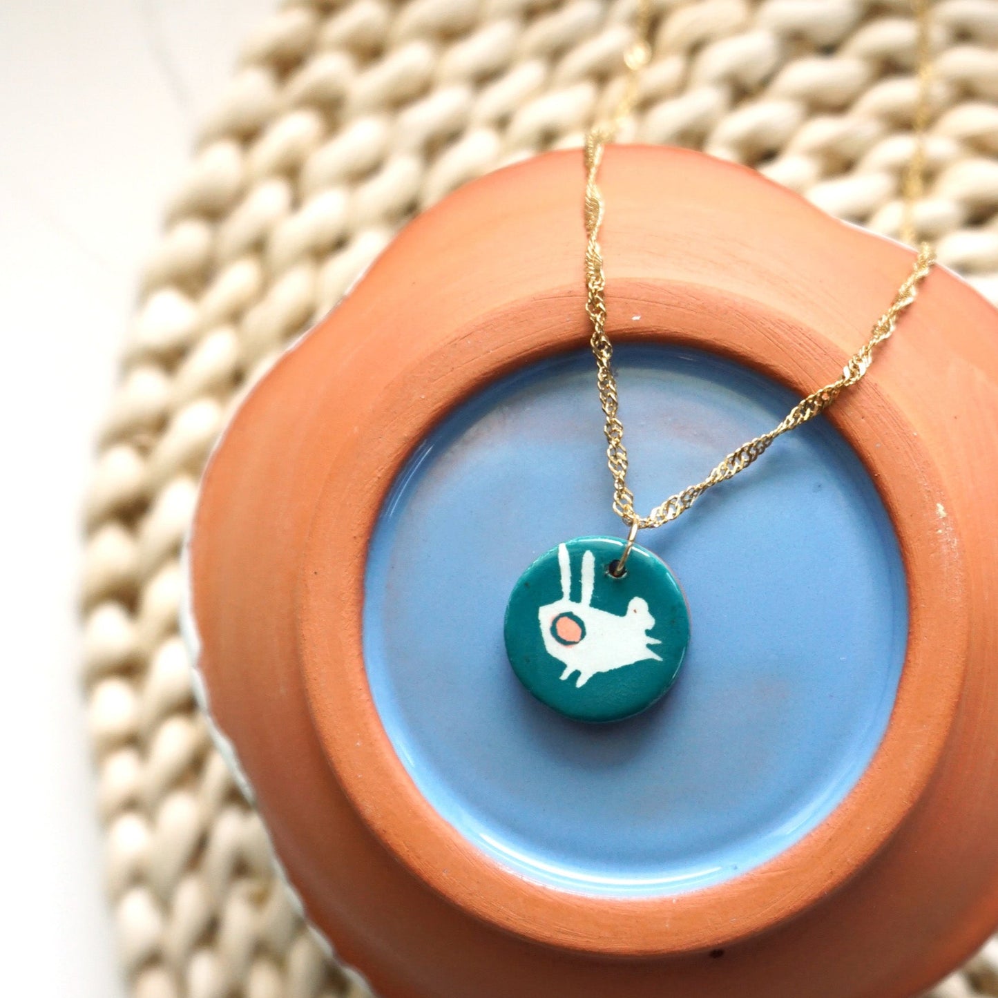 Charm Necklace Bunny