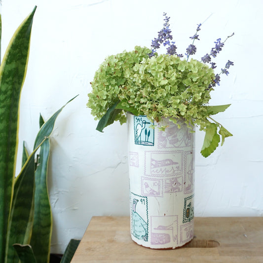Duck Stamp Large Vase