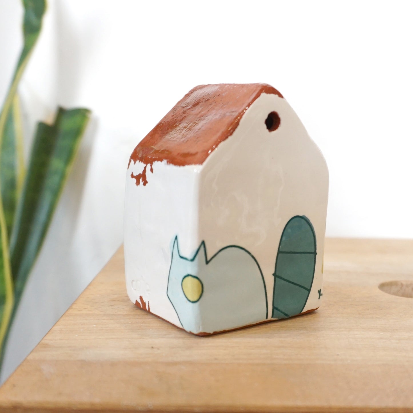 Animal Doodle 3.625" House Sculpture