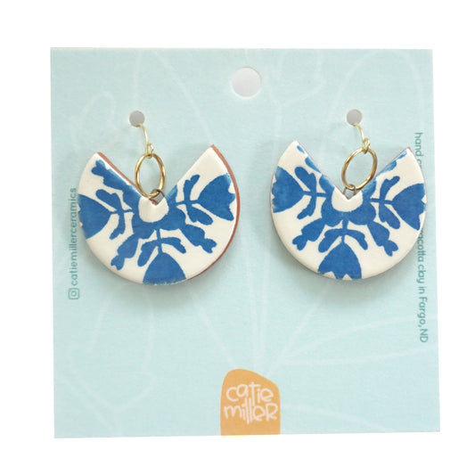 Whig Rose Dangle Earrings