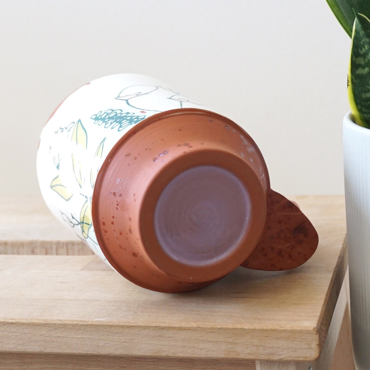 Turkey Meadow Loop Handle Mug