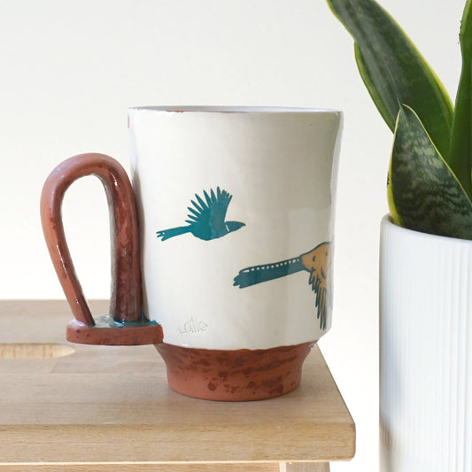 Pheasant Loop Handle Mug