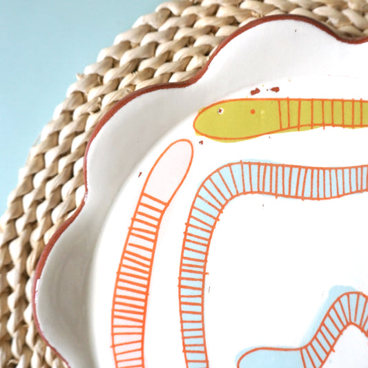 Worm Salad Plate