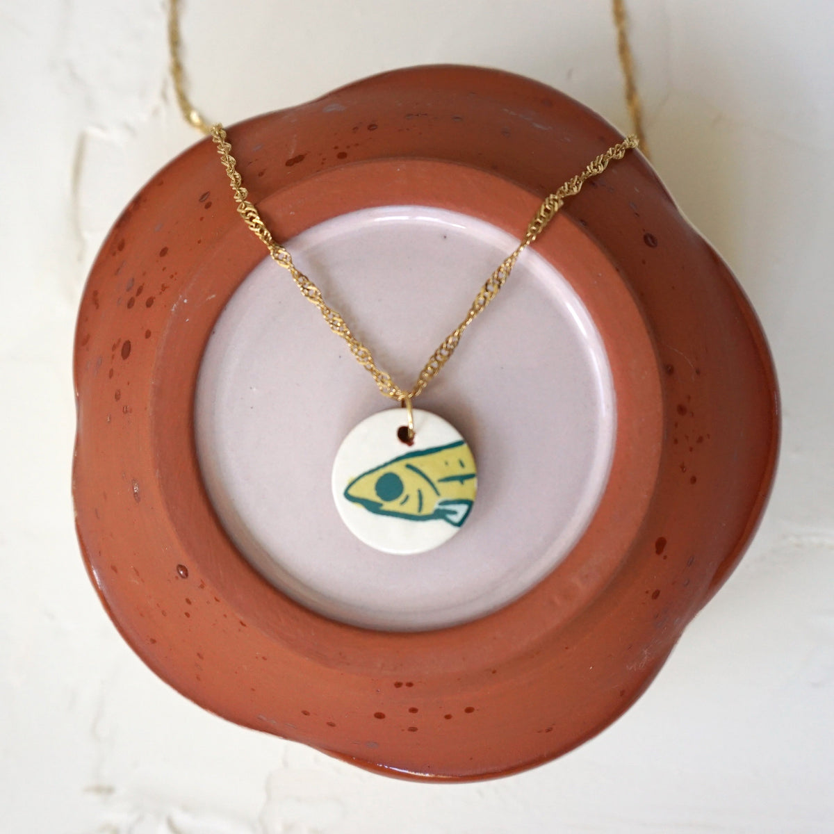Charm Necklace Minnow Fish - Wholesale