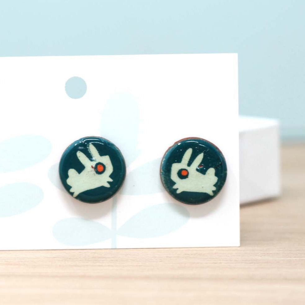 Bunny Stud Post Earrings