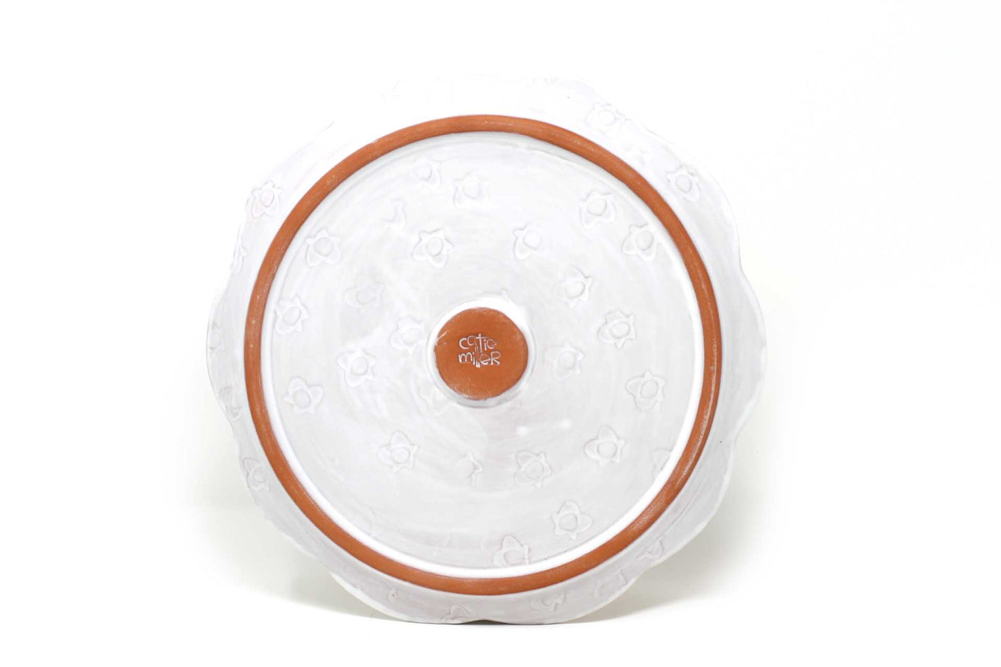 Yellow Folksy Flash Dinner Plate