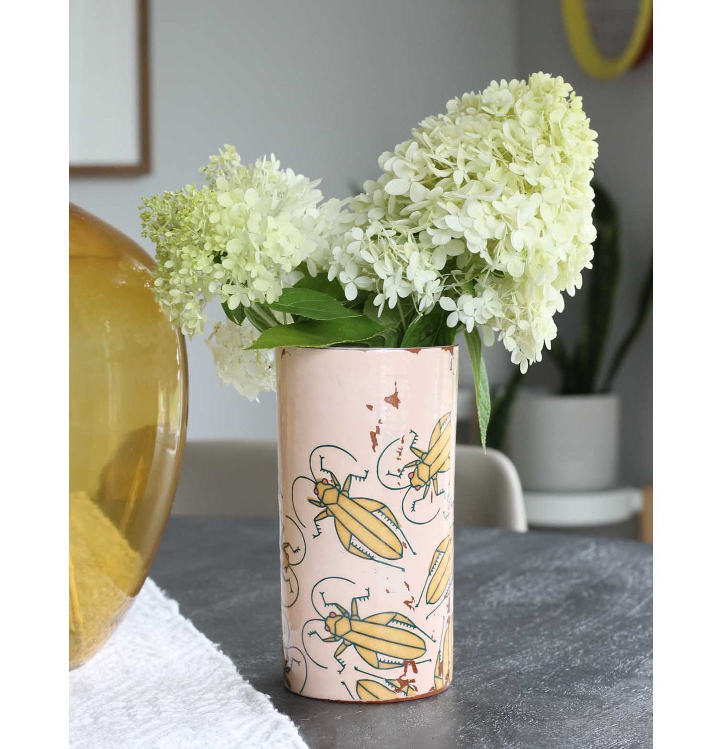 Grasshoppers Large Vase