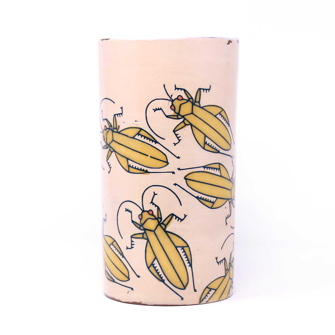 SALE - Grasshoppers Large Vase