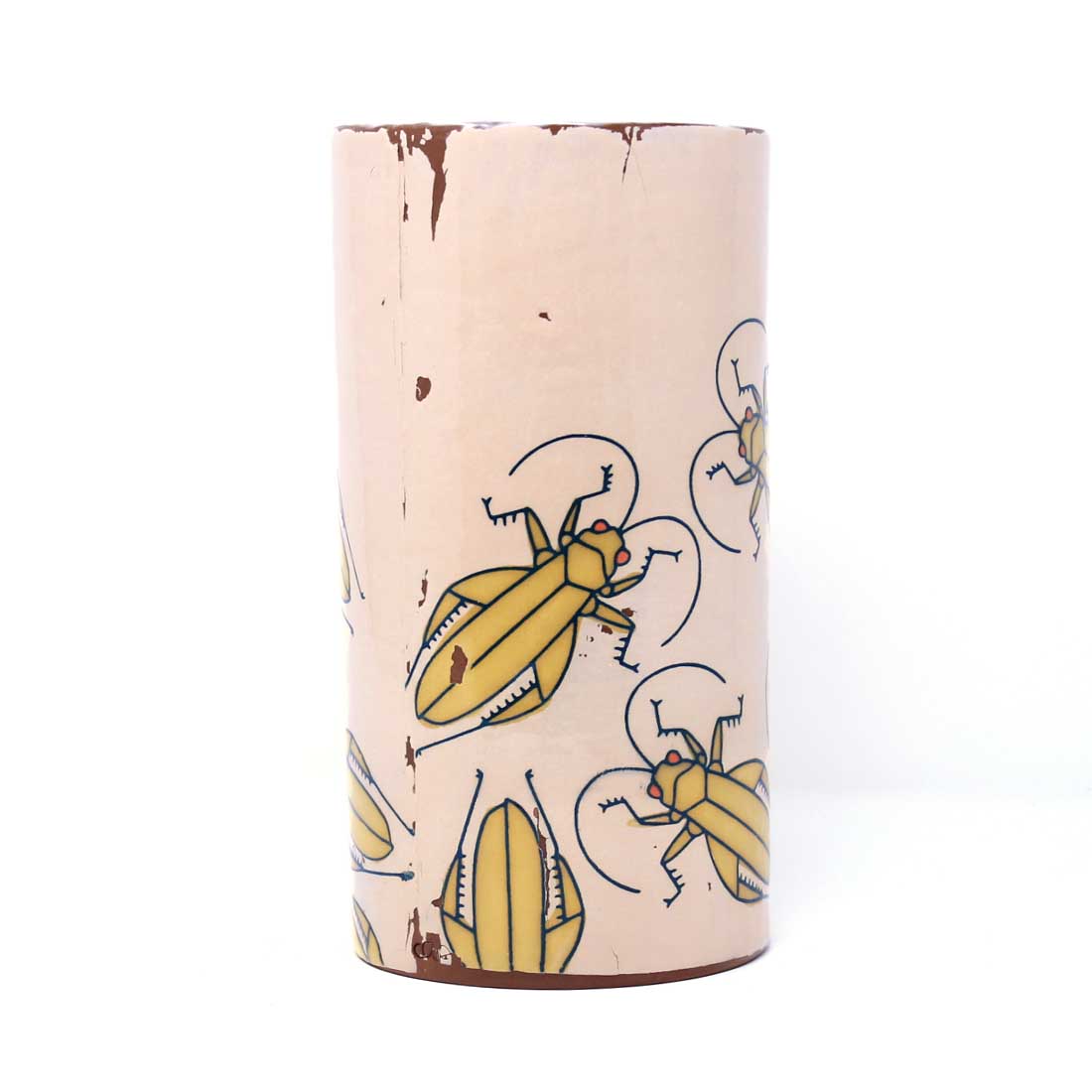 SALE - Grasshoppers Large Vase