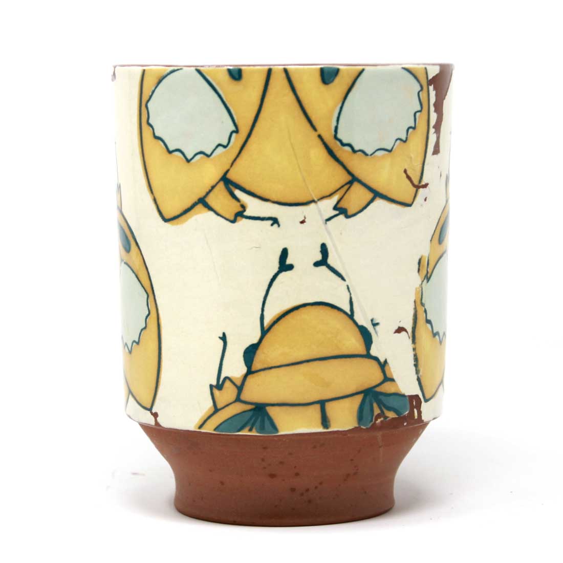 Beetle Loop Handle Mug Mustard