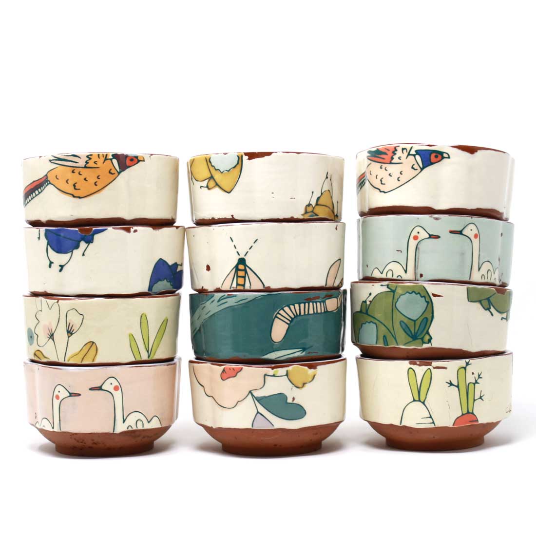 Flower Flies Dip Bowl