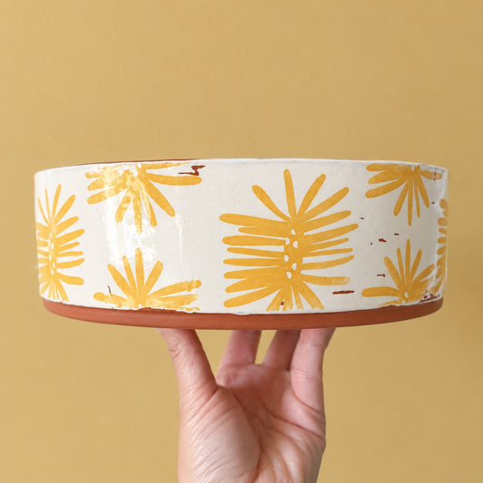 Burst Round Serving Bowl