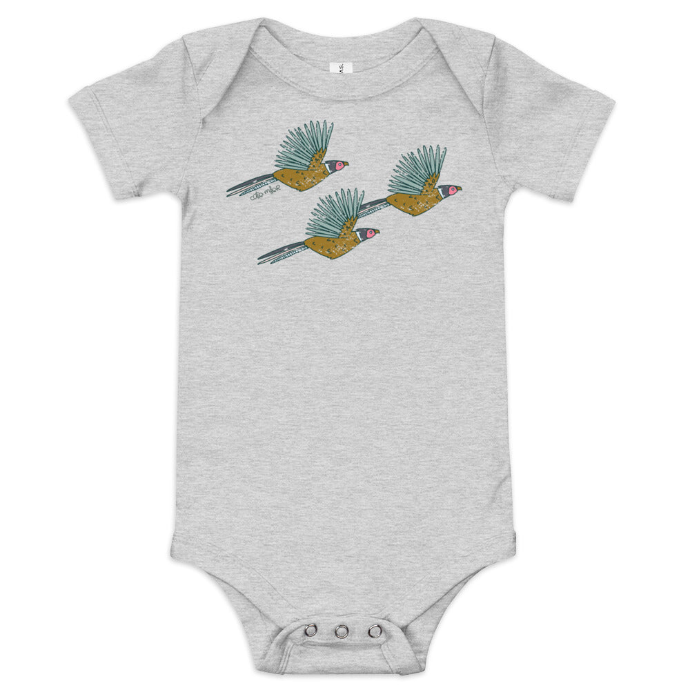 Pheasant Flying Onesie