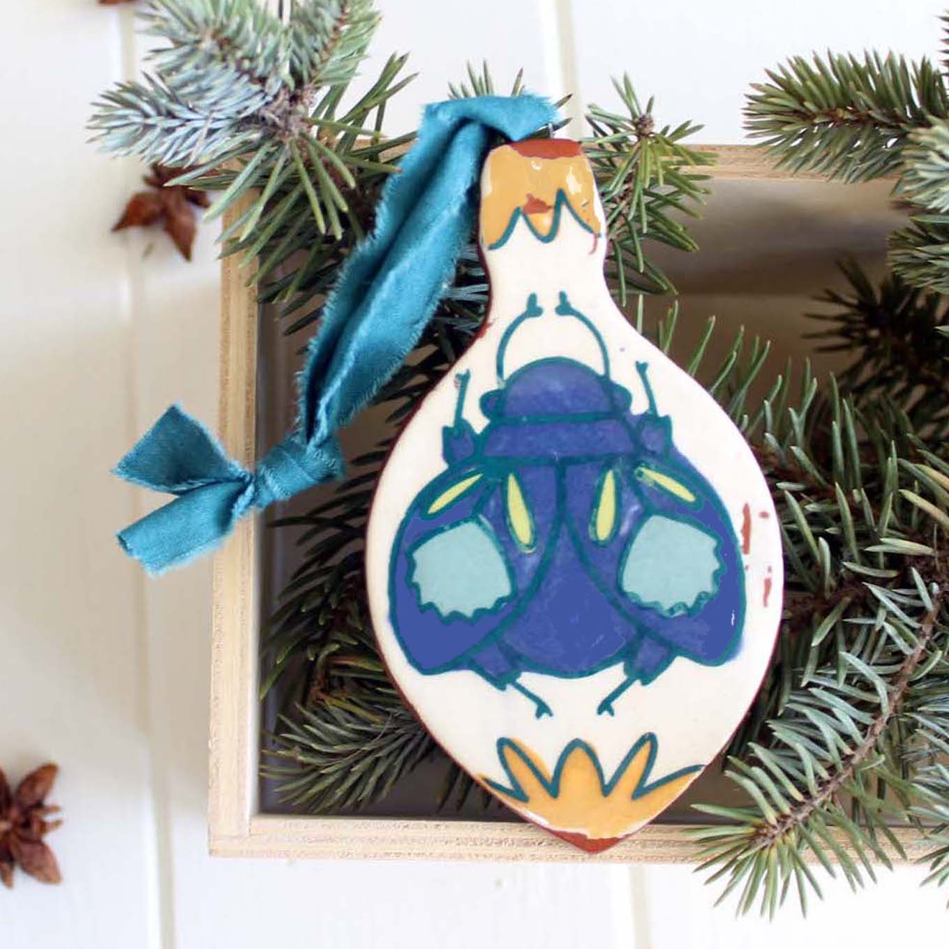 Beetle Holiday Ornament