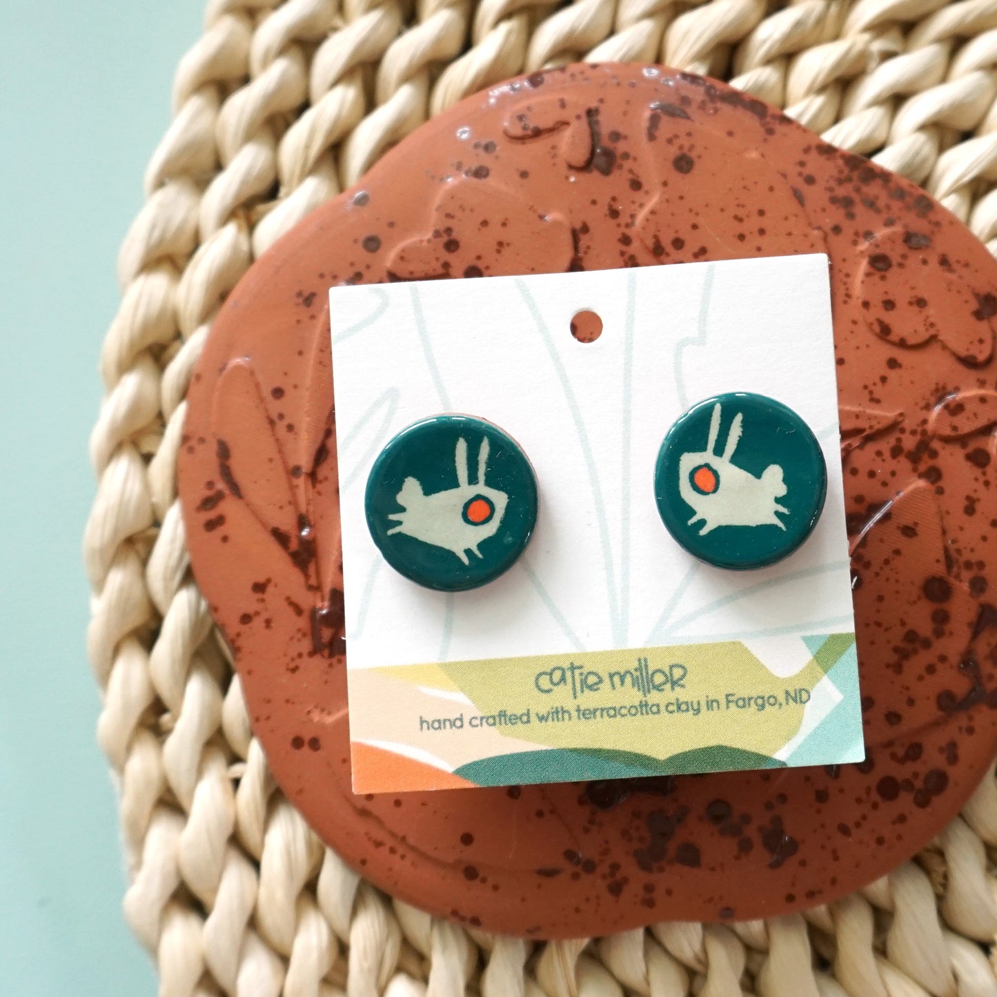 Bunny Stud Post Earrings