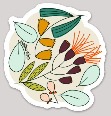 Gum Blossom Vinyl Sticker