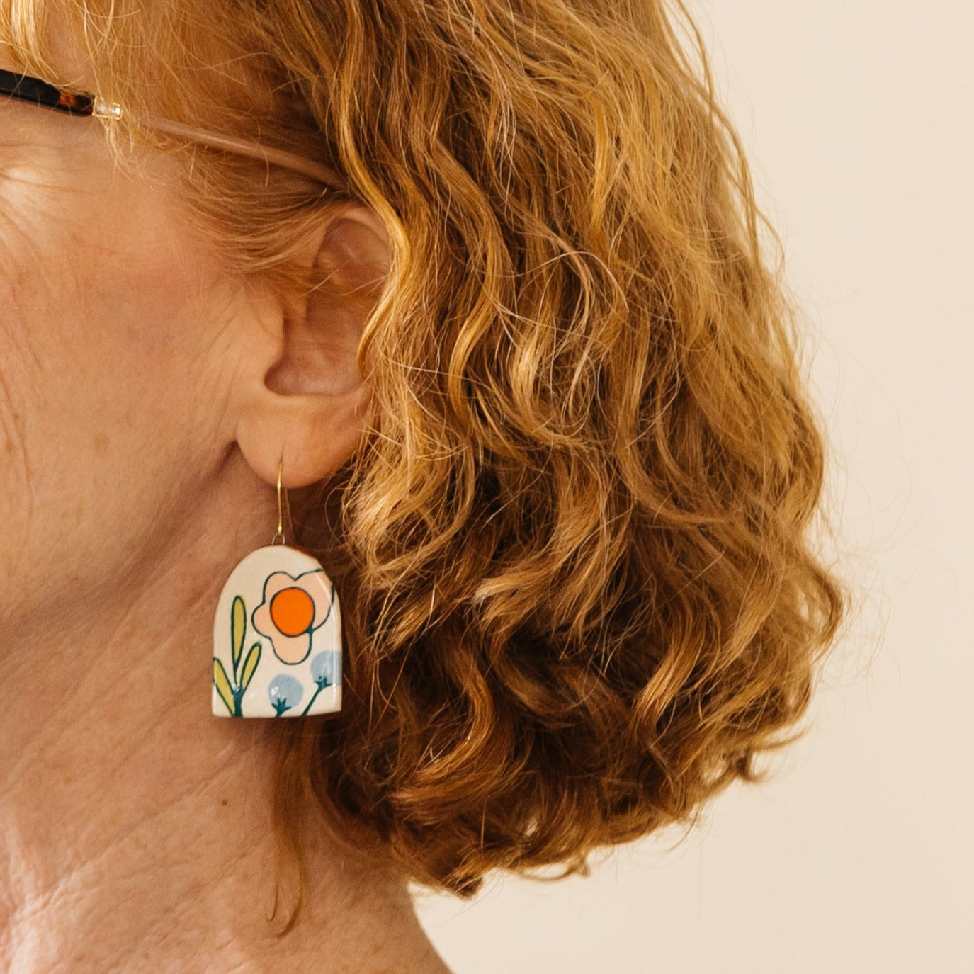 Arch Flora Dangle Earrings