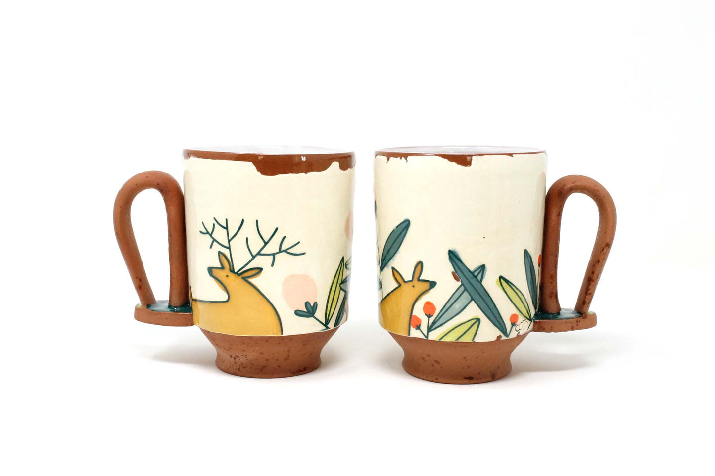 Deer Loop Handle Mug