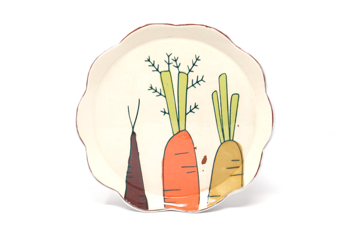 Carrot Dessert Plate