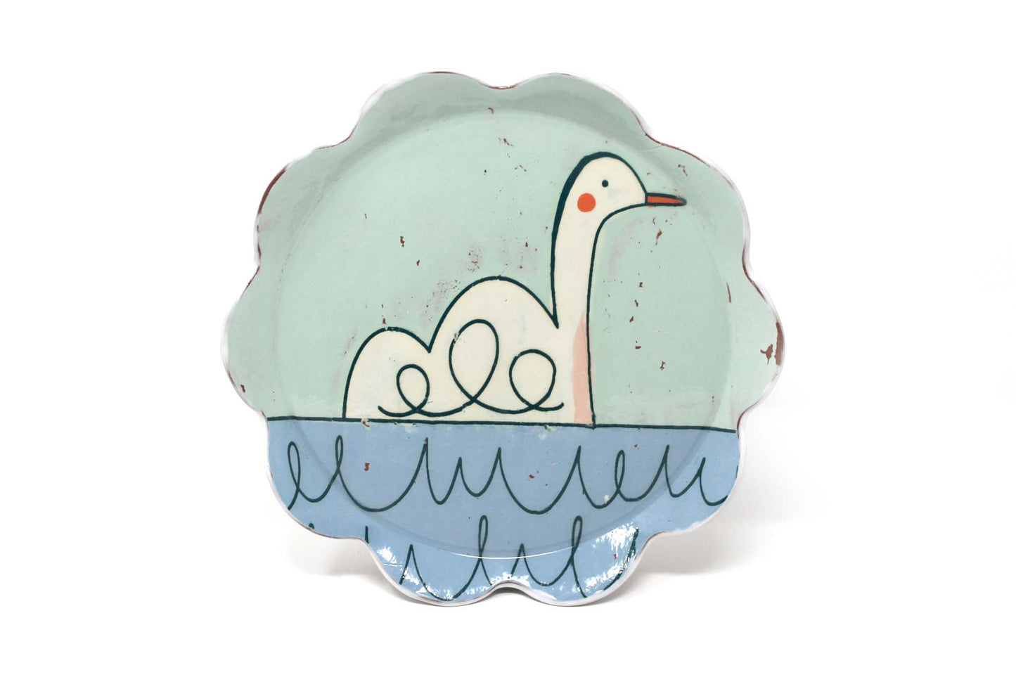 Swan Salad Plate