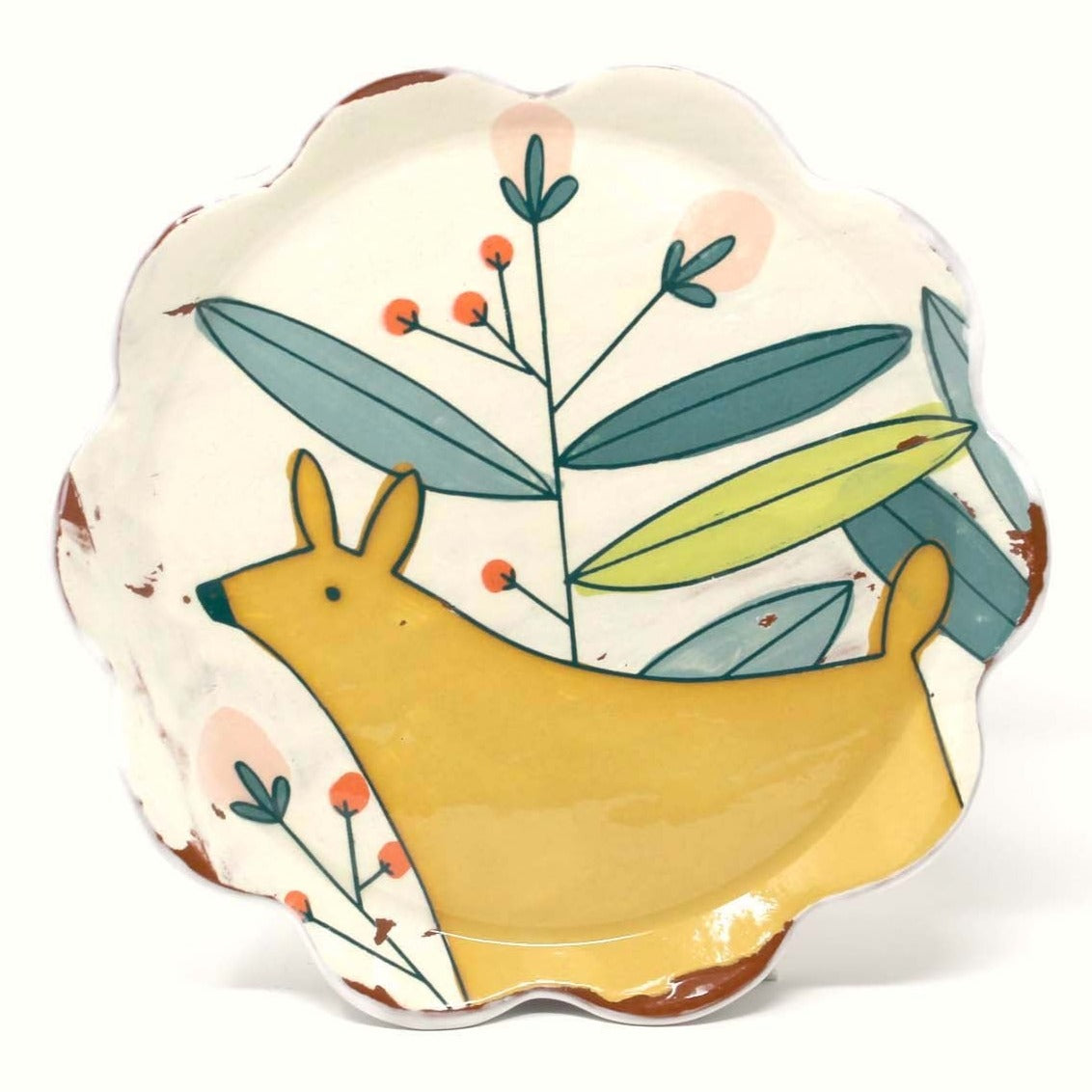 Deer Salad Plate
