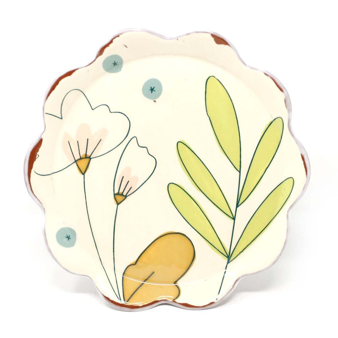 Berry Floral Salad Plate
