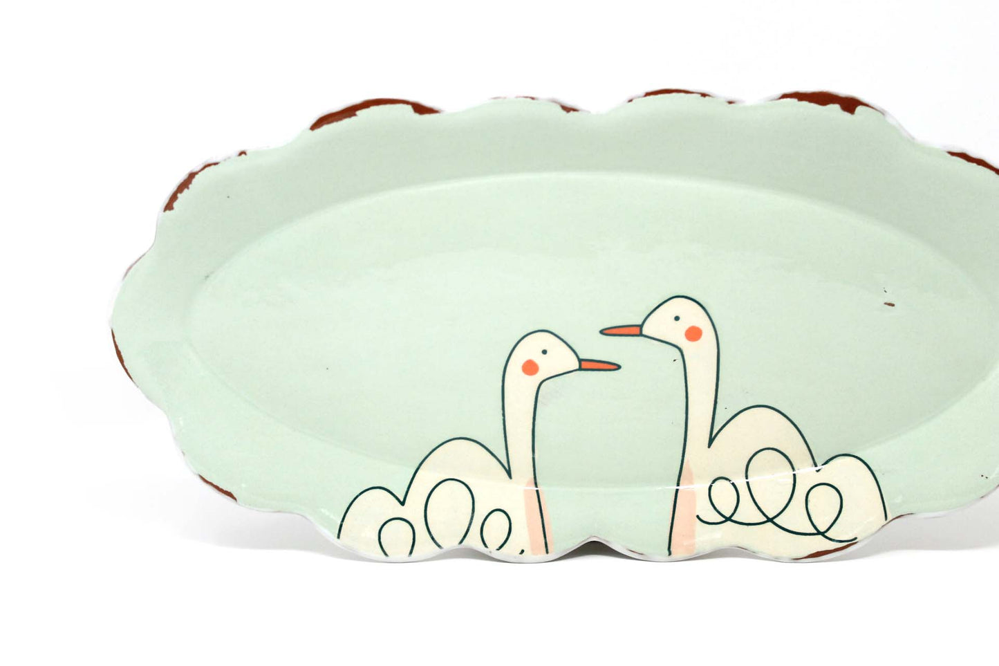 Swan Oval Platter