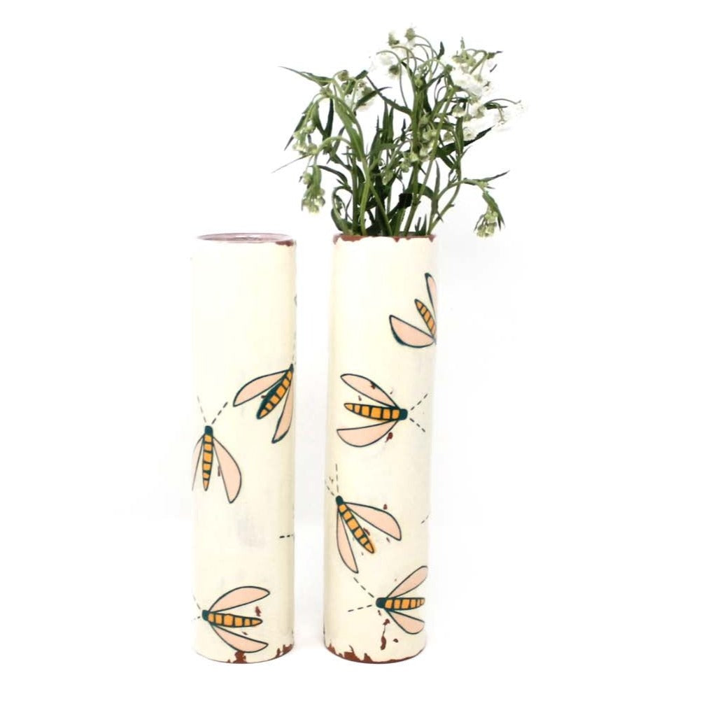 Flower Fly Narrow Vase
