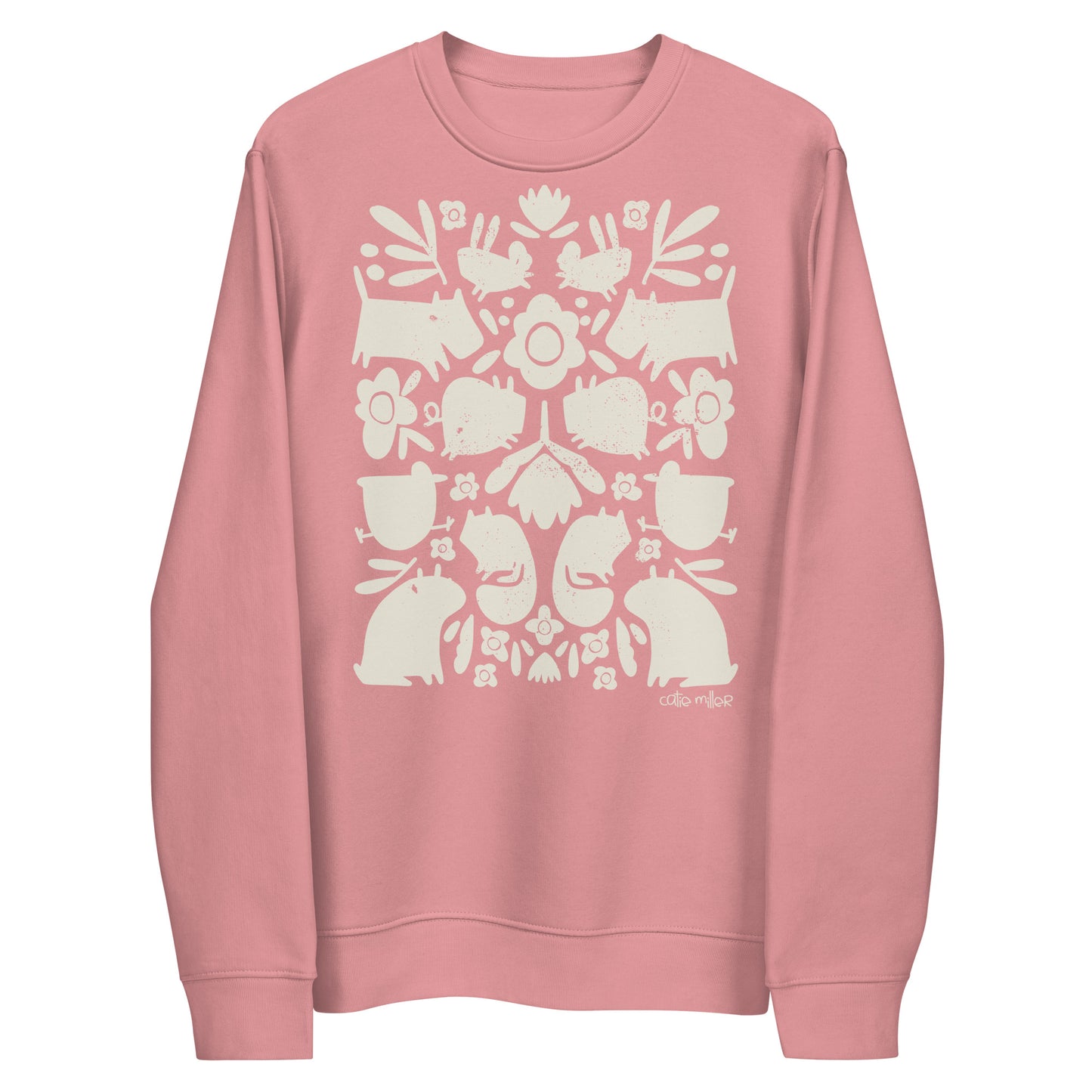 Animal Doodle Unisex Crewneck Sweatshirt