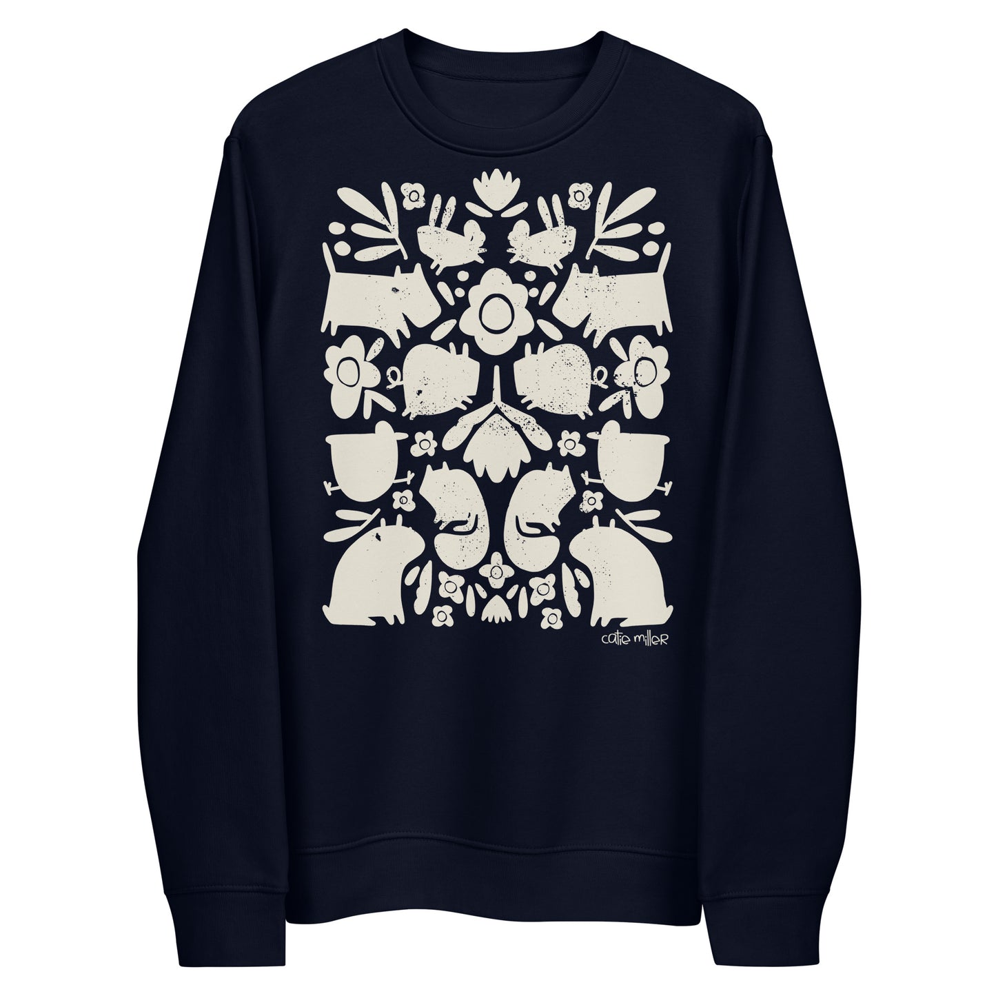 Animal Doodle Unisex Crewneck Sweatshirt