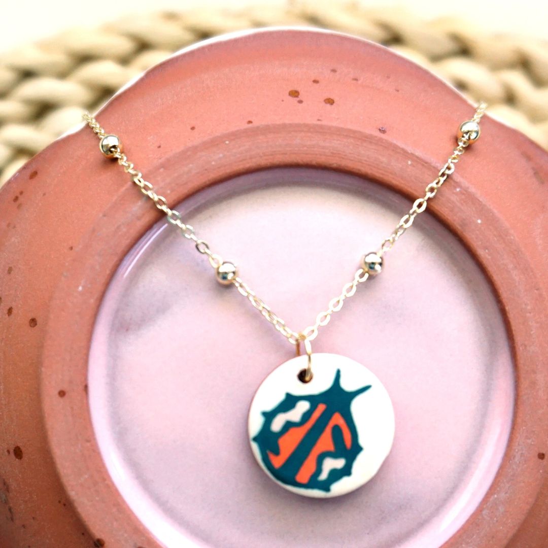 Charm Necklace Lady Bug