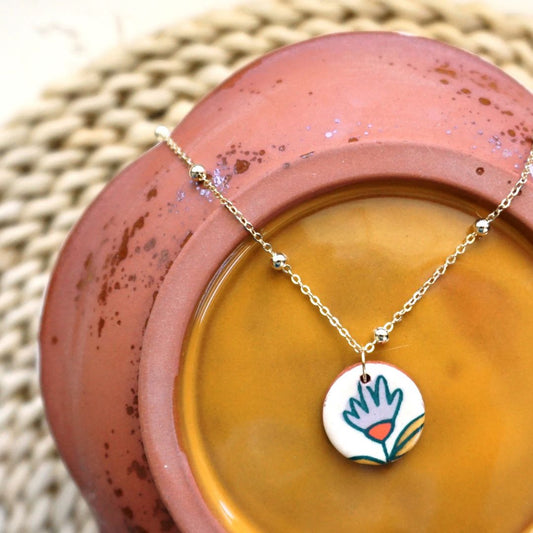 Charm Necklace Prairie Sprig