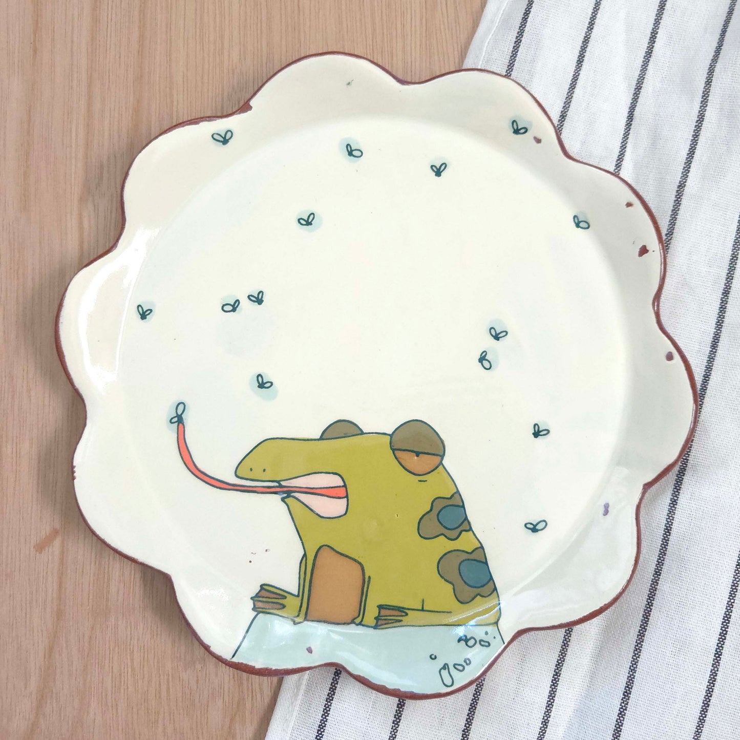 Frog / Toad Salad Plate