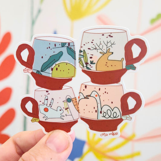 Mugs Vinyl Sticker