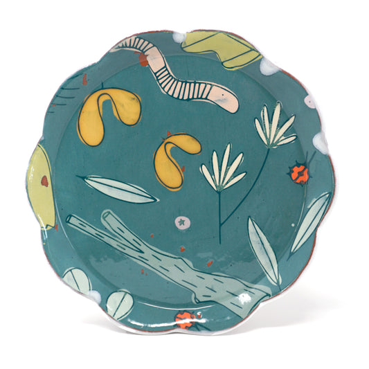 Forest Floor Dessert Plate