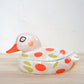 Duck Keepsake Box Pink Floral