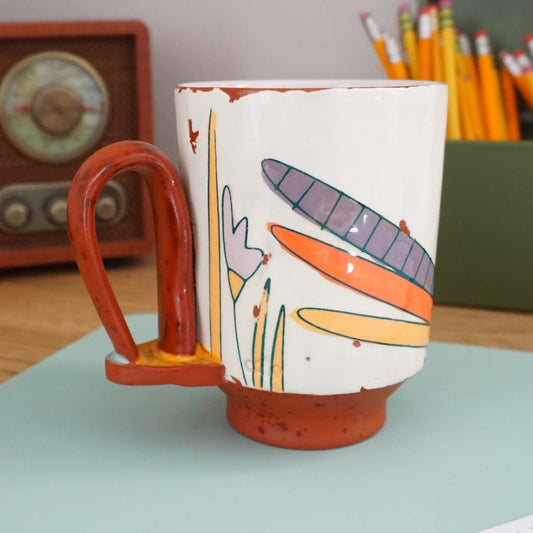 Pheasant Loop Handle Mug